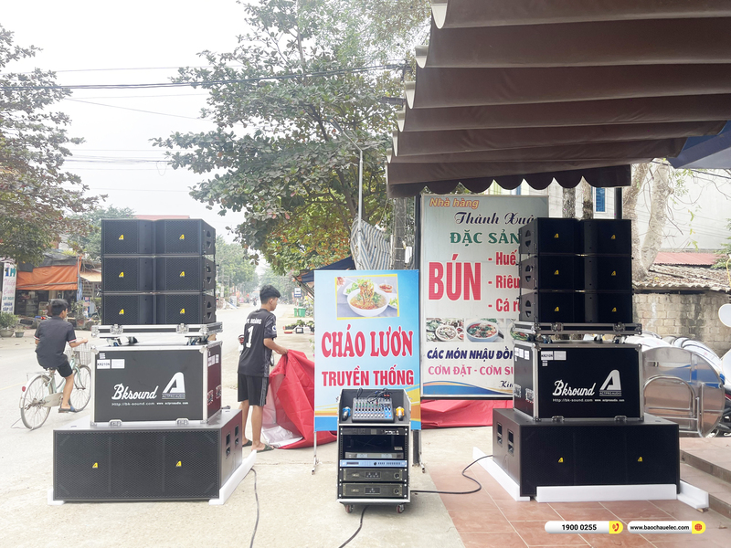 Lắp đặt d&agrave;n Line Array Actpro gần 154tr cho anh Th&agrave;nh ở Thanh H&oacute;a