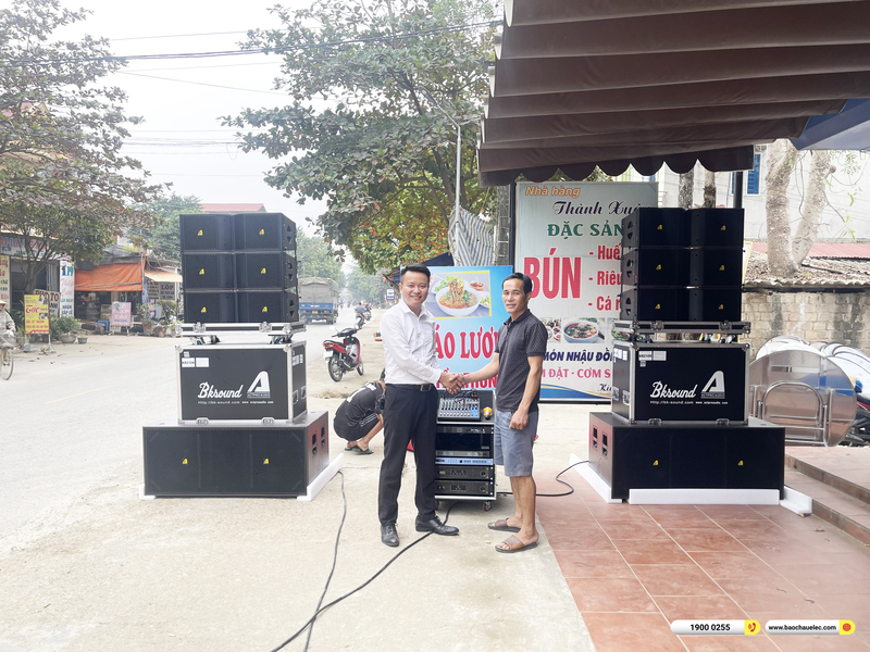 Lắp đặt dàn Line Array Actpro gần 154tr cho anh Thành ở Thanh Hóa