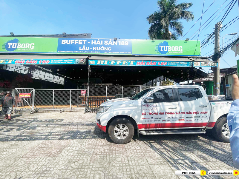Lắp đặt d&agrave;n line array ACTPRO gần 205tr cho Buffet H&ograve;a Ph&aacute;t Vượng ở TPHCM