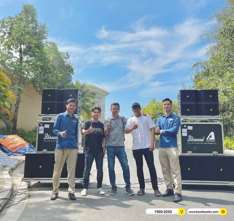 Lắp đặt dàn line array Actpro 184tr cho chị Trang Kiên Giang