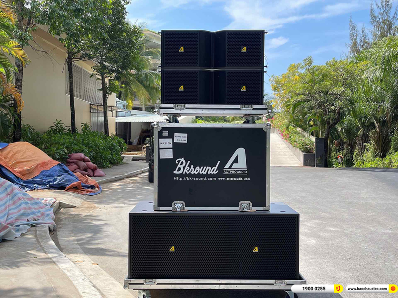 Lắp đặt d&agrave;n line array Actpro 184tr cho chị Trang Ki&ecirc;n Giang