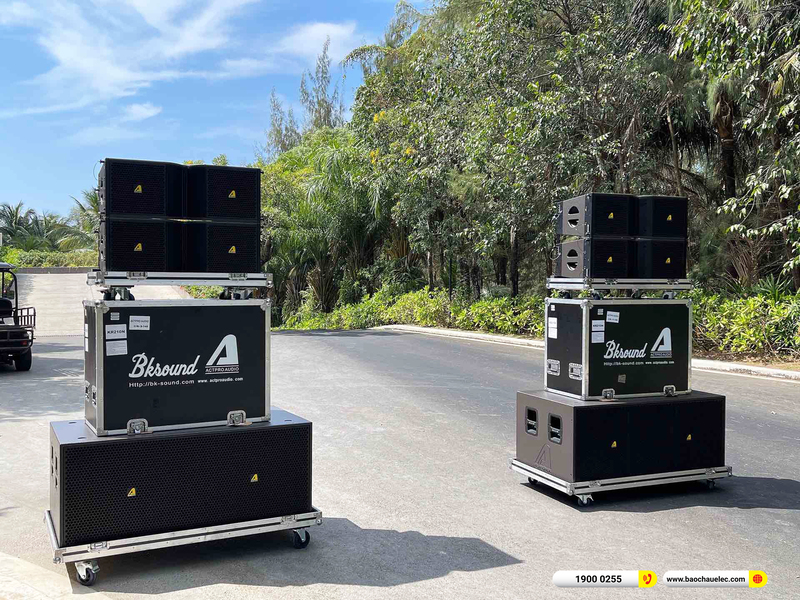 Lắp đặt dàn line array Actpro 184tr cho chị Trang Kiên Giang