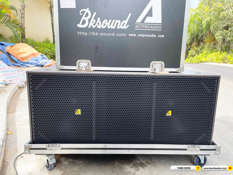 Lắp đặt d&agrave;n line array Actpro 184tr cho chị Trang Ki&ecirc;n Giang