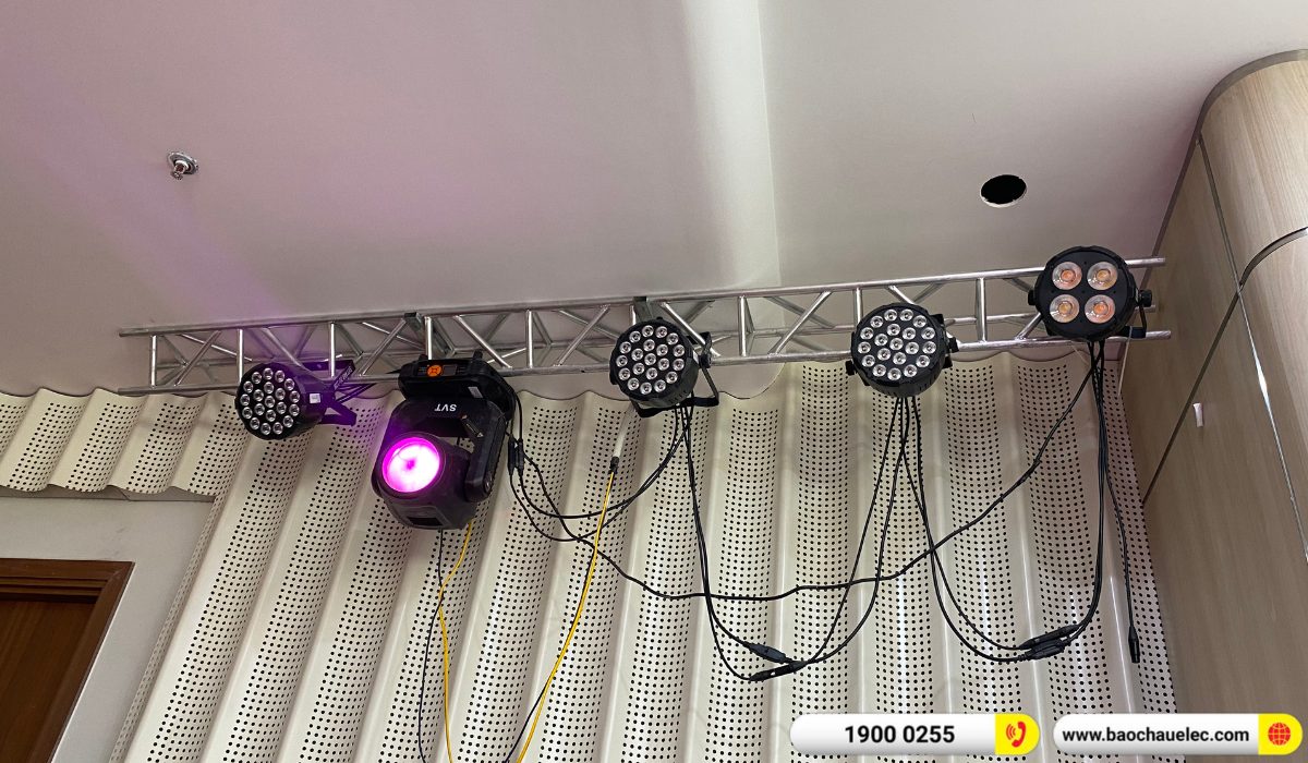 Lắp đặt dàn Line Array Actpro cho Công ty HATECO tại Hải Phòng