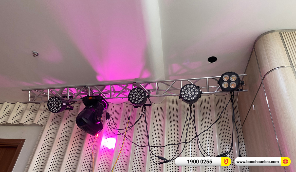 Lắp đặt dàn Line Array Actpro cho Công ty HATECO tại Hải Phòng