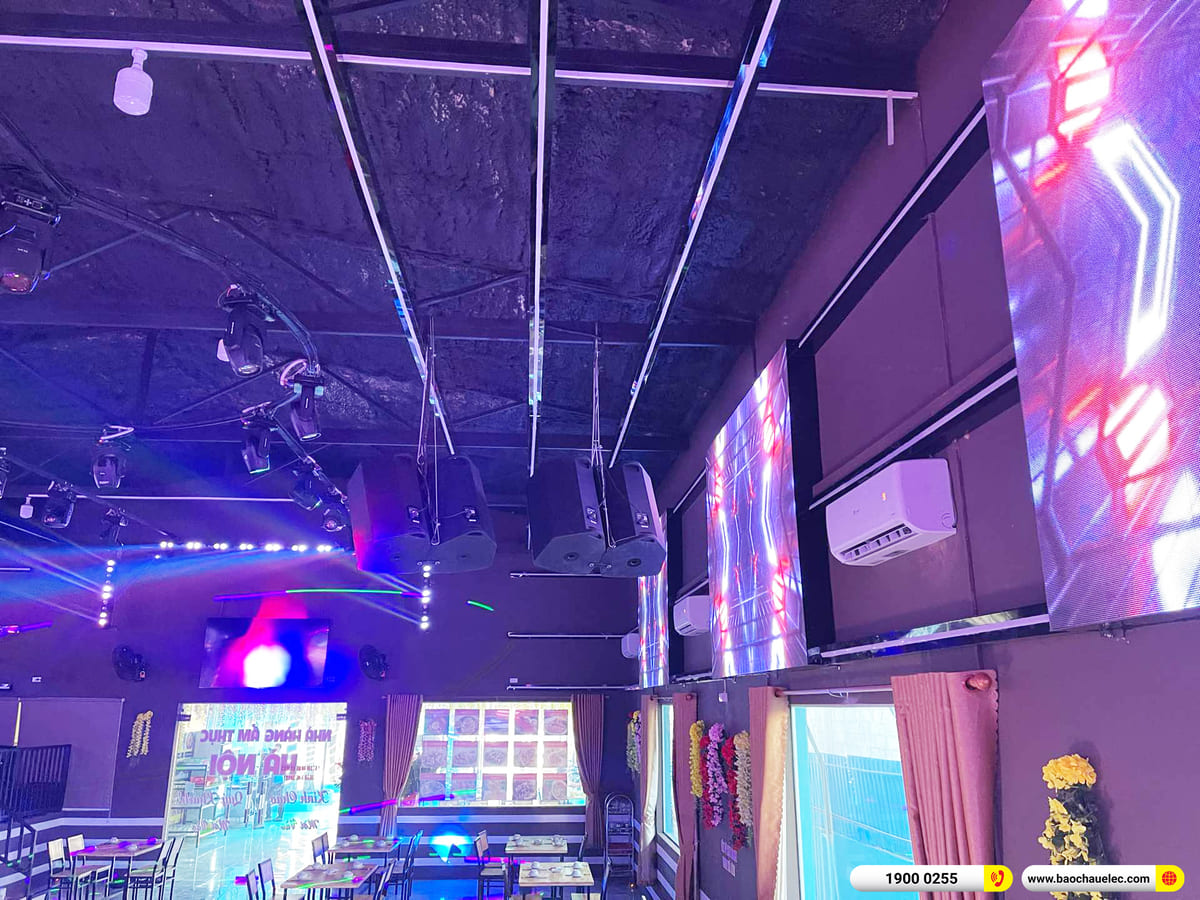 Lắp đặt d&agrave;n line array ACTPRO gần 593tr cho qu&aacute;n bar ở Tr&agrave; Vinh
