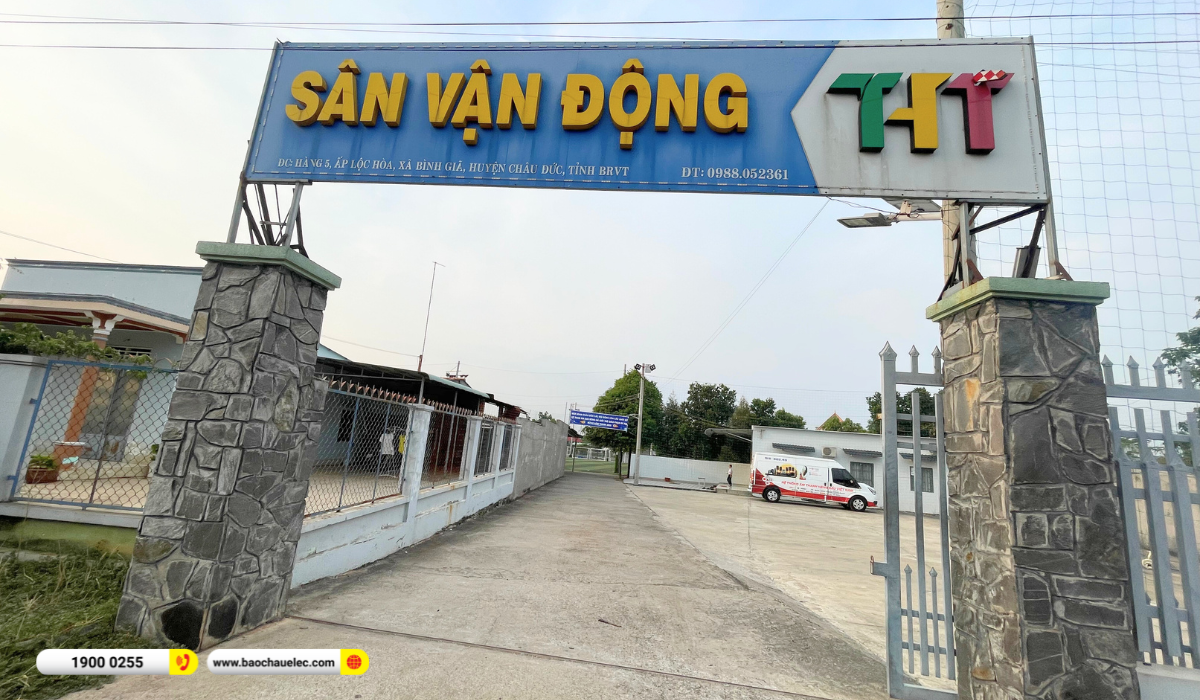 Lắp đặt d&agrave;n Line Array Actpro gần 172tr cho s&acirc;n vận động THT tại B&agrave; Rịa Vũng T&agrave;u