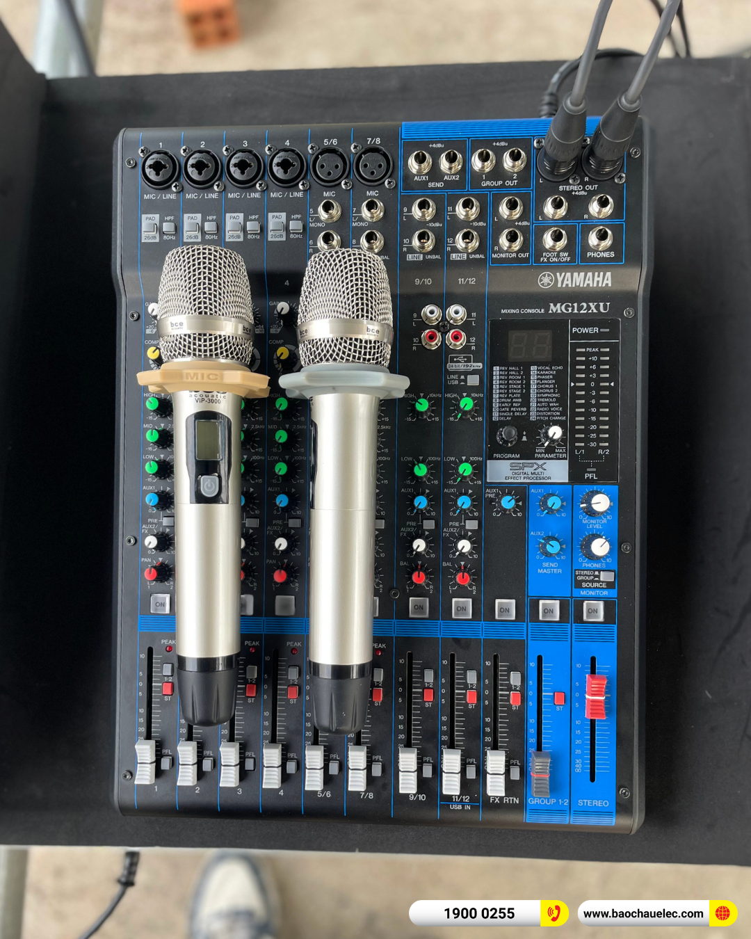 Lắp đặt d&agrave;n Line Array Actpro gần 172tr cho s&acirc;n vận động THT tại B&agrave; Rịa Vũng T&agrave;u