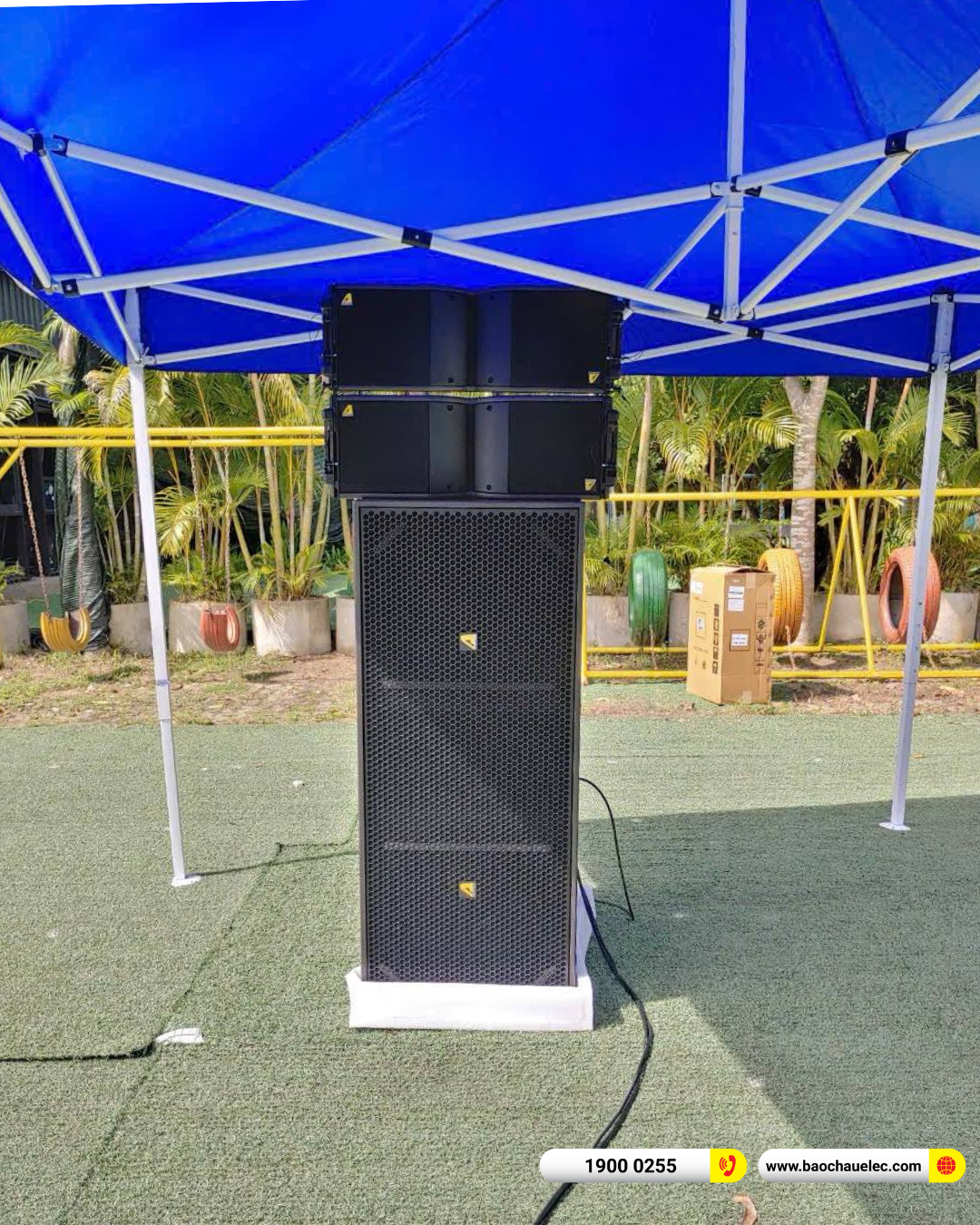 Lắp đặt d&agrave;n Line Array Actpro cho sự kiện, đ&aacute;m cưới hơn 109tr cho chị Như tại Thanh H&oacute;a