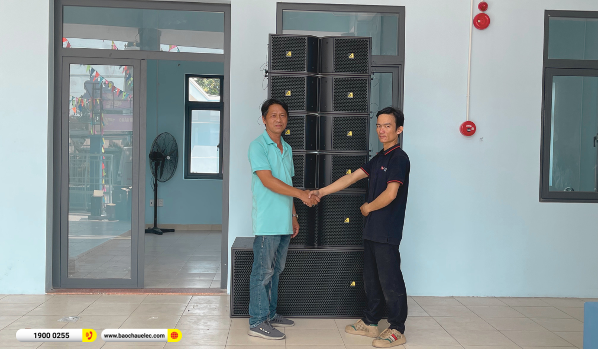 Lắp đặt d&agrave;n Line Array Actpro sự kiện, hội trường cho UBND Huyện Củ Chi tại TP HCM