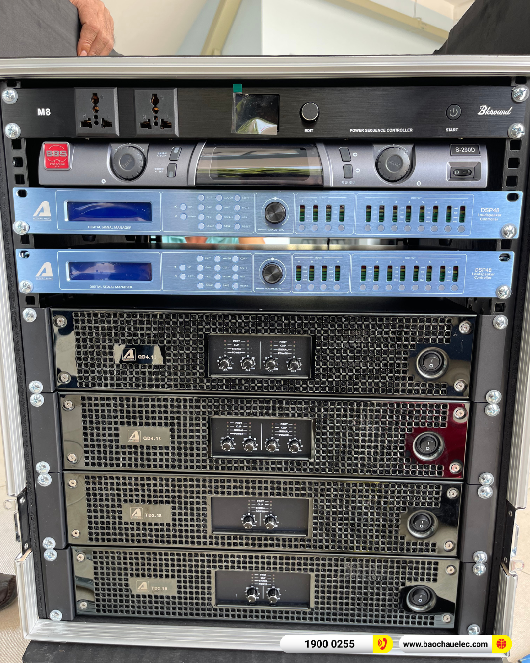 Lắp đặt d&agrave;n Line Array Actpro sự kiện, hội trường cho UBND Huyện Củ Chi tại TP HCM