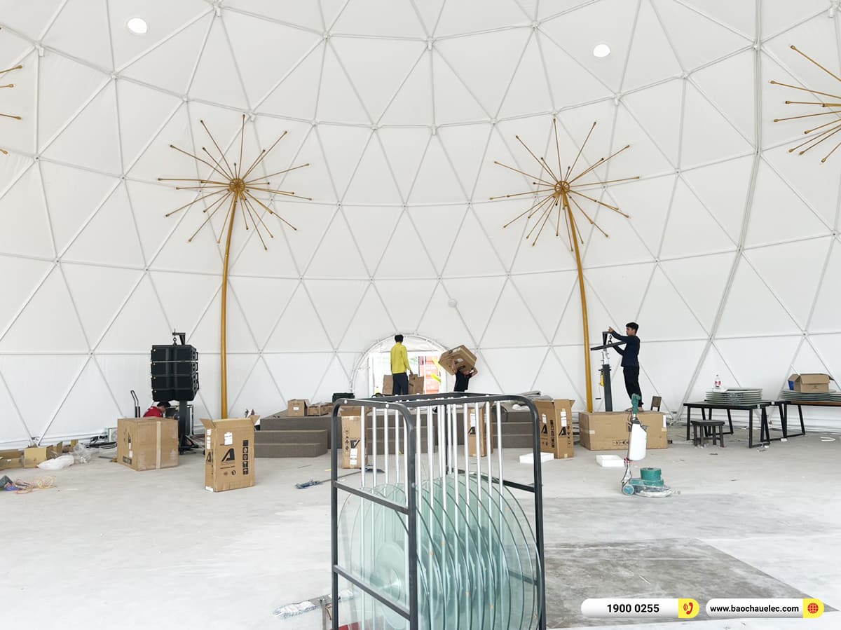 Lắp đặt dàn line array ACTPRO gần 250tr cho nhà hàng Lalaland Ballroom ở TPHCM