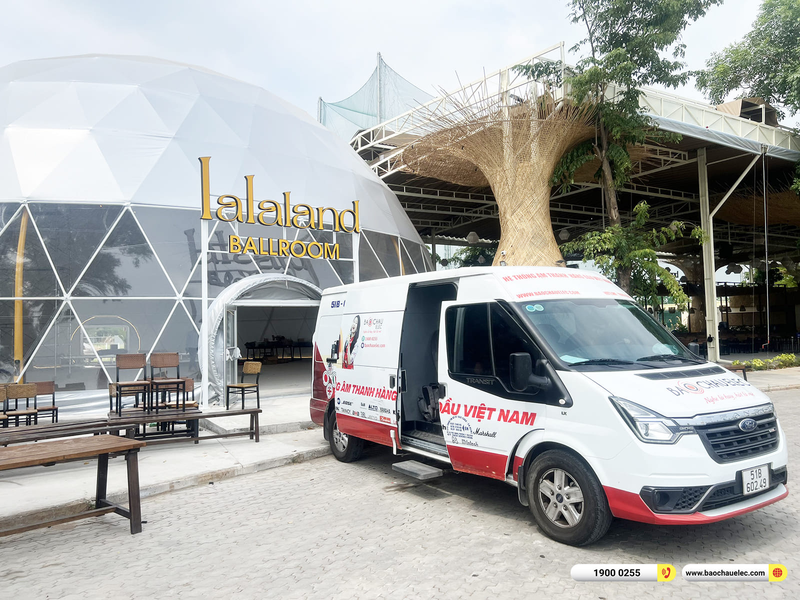 Lắp đặt dàn line array ACTPRO gần 250tr cho nhà hàng Lalaland Ballroom ở TPHCM