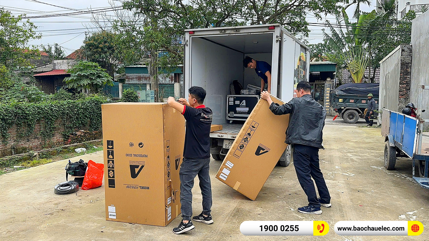 Lắp đặt d&agrave;n Line Array Actpro sự kiện, đ&aacute;m cưới hơn 165tr cho anh Chiến tại Hưng Y&ecirc;n