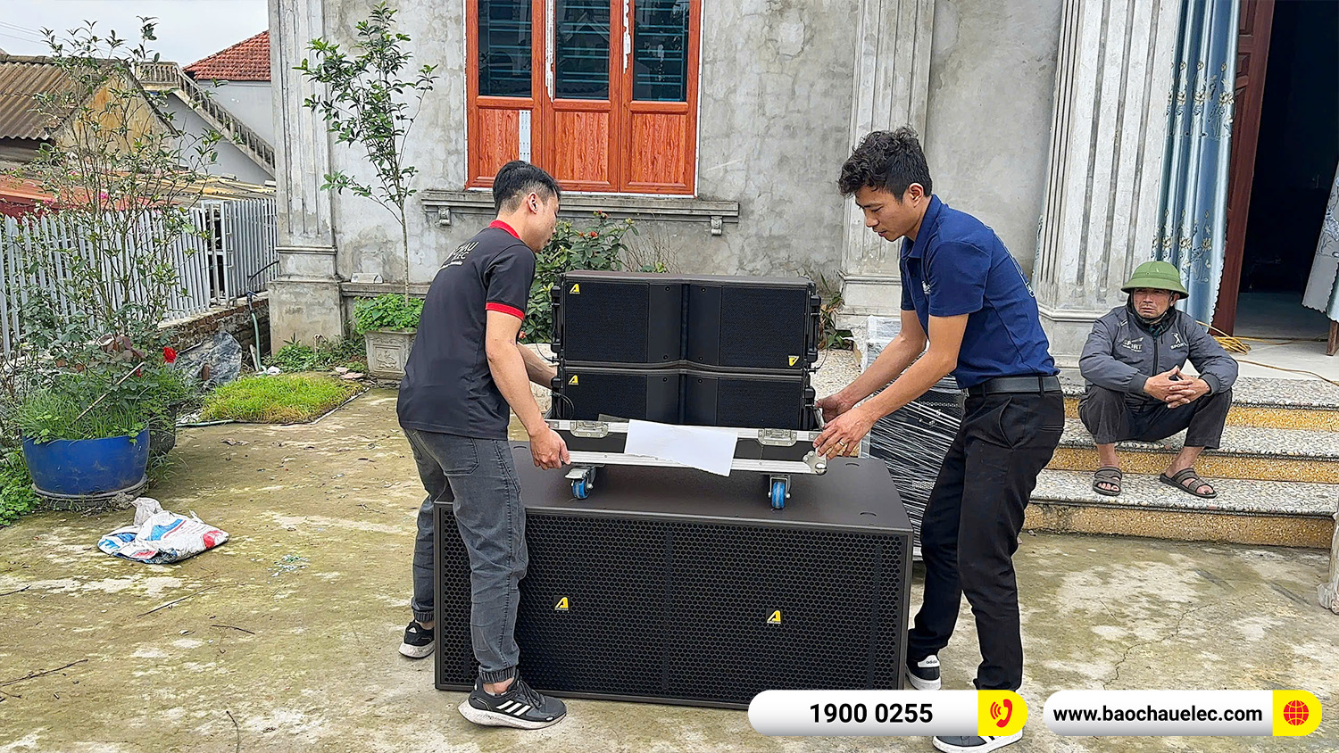 Lắp đặt d&agrave;n Line Array Actpro sự kiện, đ&aacute;m cưới hơn 165tr cho anh Chiến tại Hưng Y&ecirc;n