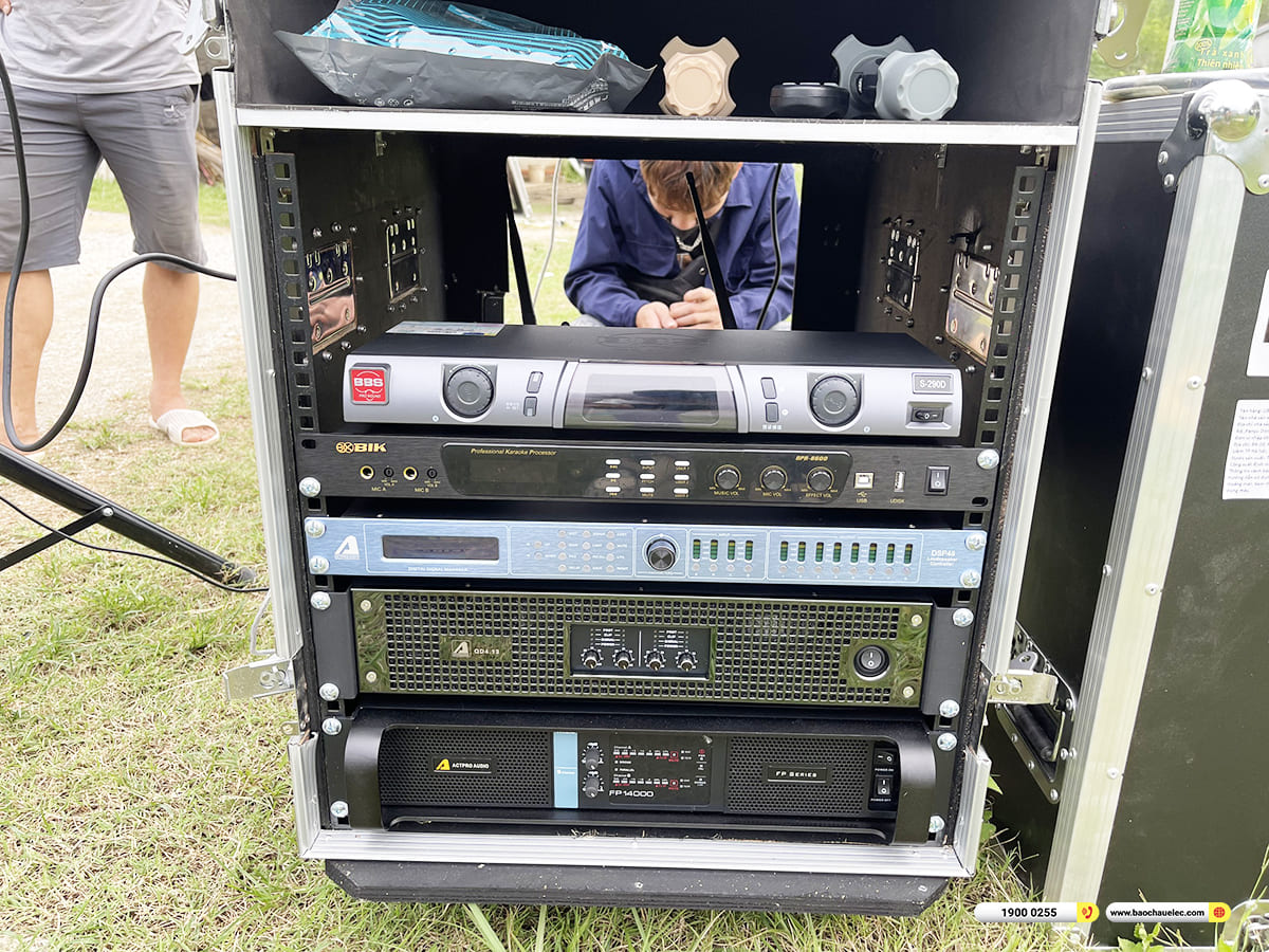 Lắp đặt d&agrave;n Line Array Actpro sự kiện, đ&aacute;m cưới hơn 140tr cho anh Hồng ở Lạng Sơn
