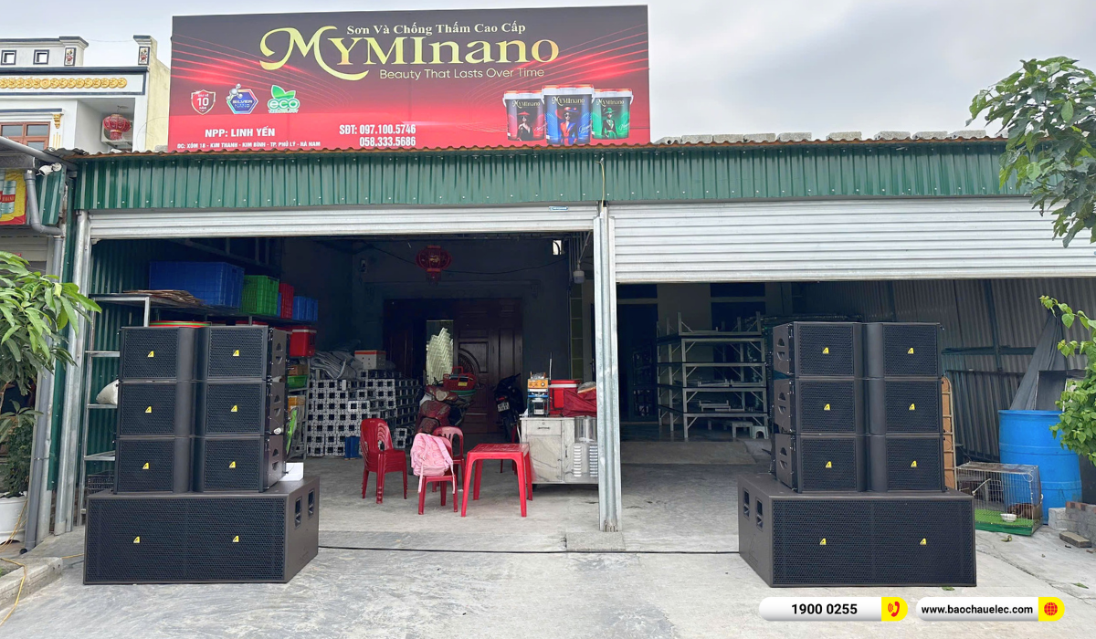 Lắp đặt d&agrave;n line array Actpro sự kiện, đ&aacute;m cưới hơn 215tr cho anh Lung tại H&agrave; Nội
