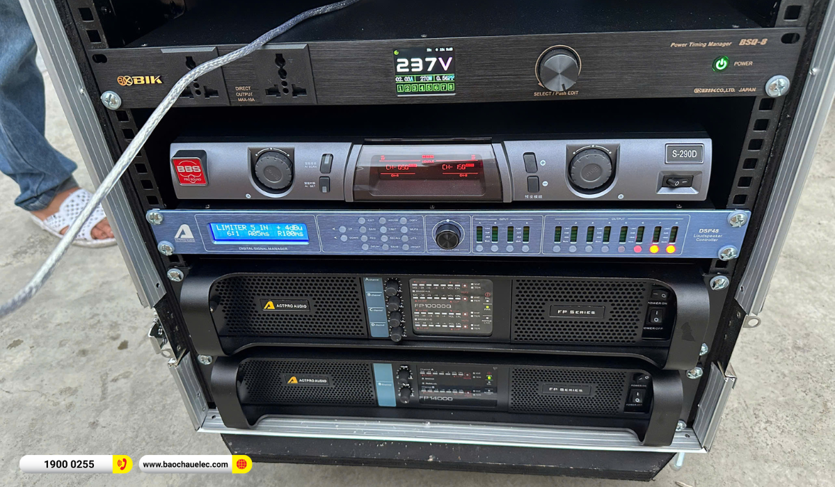Lắp đặt d&agrave;n line array Actpro sự kiện, đ&aacute;m cưới hơn 215tr cho anh Lung tại H&agrave; Nội