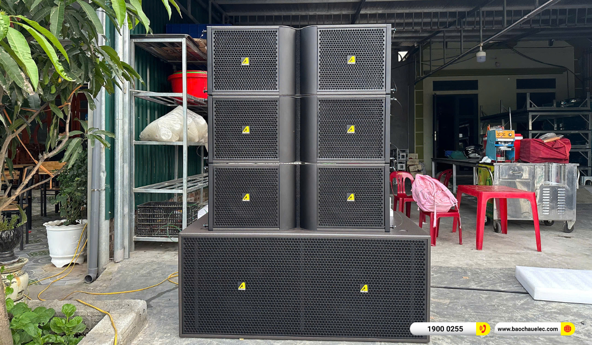 Lắp đặt d&agrave;n line array Actpro sự kiện, đ&aacute;m cưới hơn 215tr cho anh Lung tại H&agrave; Nội