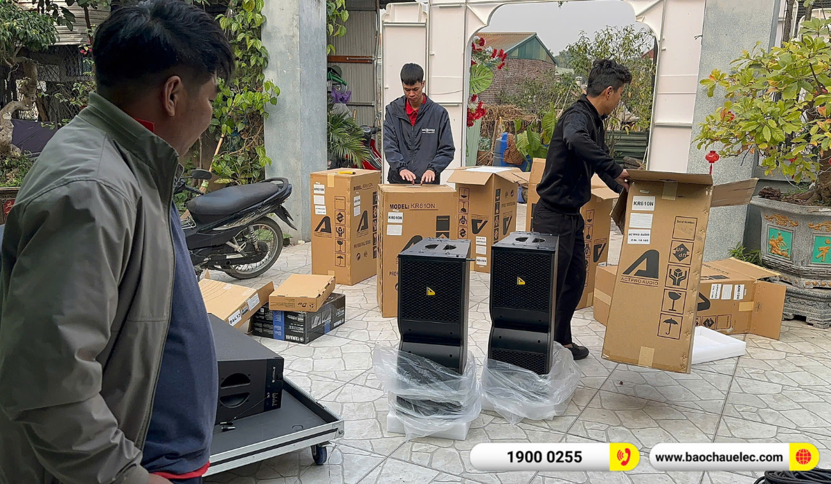 Lắp đặt d&agrave;n Line Array Actpro sự kiện, đ&aacute;m cưới hơn 171tr cho anh L&yacute; tại Vĩnh Ph&uacute;c