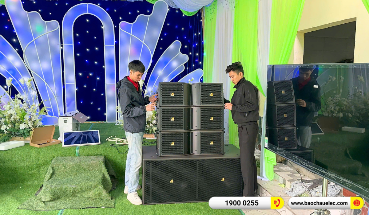 Lắp đặt d&agrave;n Line Array Actpro sự kiện, đ&aacute;m cưới hơn 171tr cho anh L&yacute; tại Vĩnh Ph&uacute;c