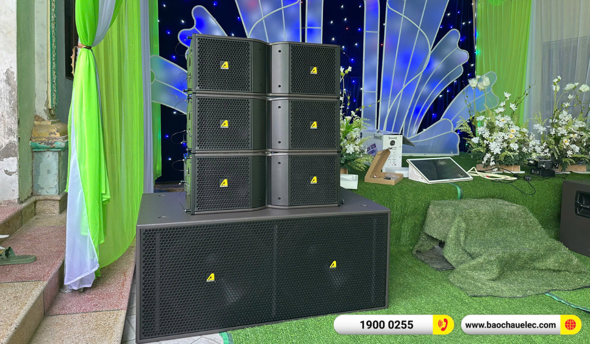 Lắp đặt d&agrave;n Line Array Actpro sự kiện, đ&aacute;m cưới hơn 171tr cho anh L&yacute; tại Vĩnh Ph&uacute;c