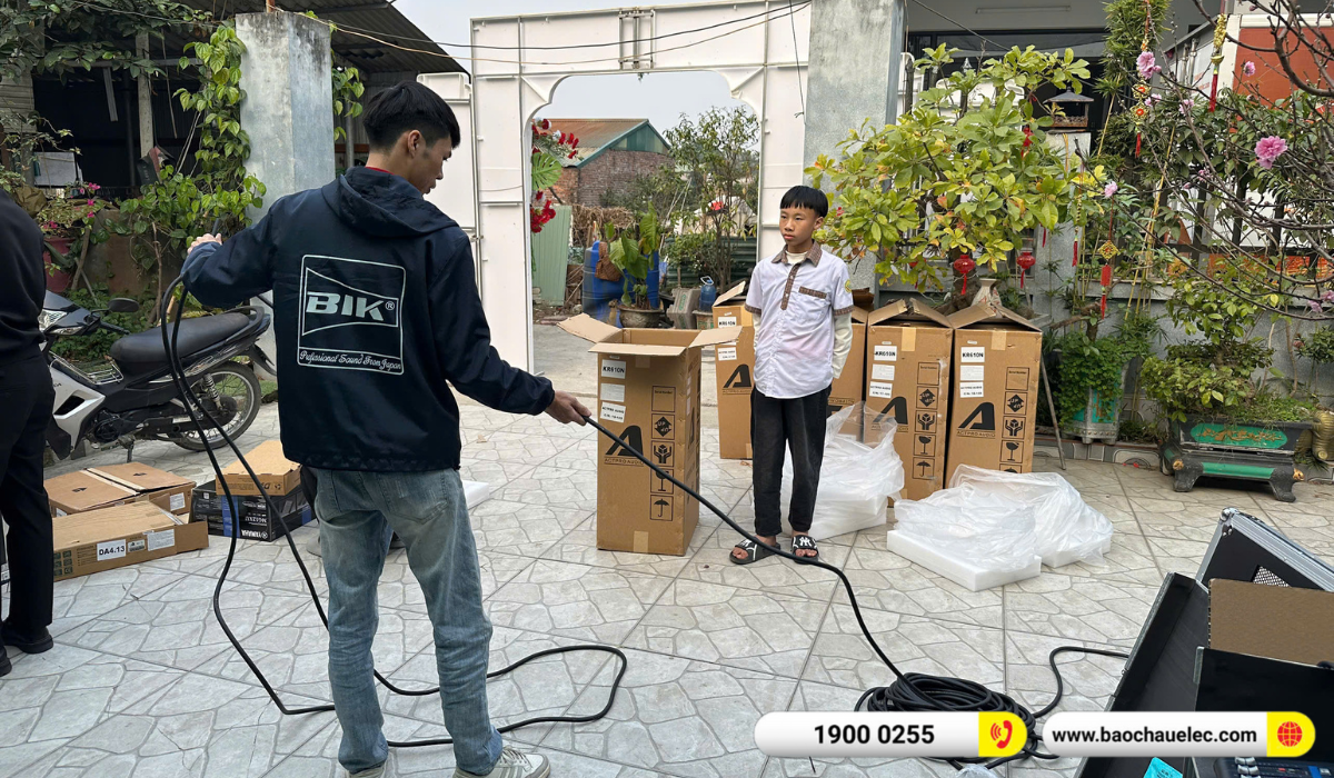 Lắp đặt d&agrave;n Line Array Actpro sự kiện, đ&aacute;m cưới hơn 171tr cho anh L&yacute; tại Vĩnh Ph&uacute;c