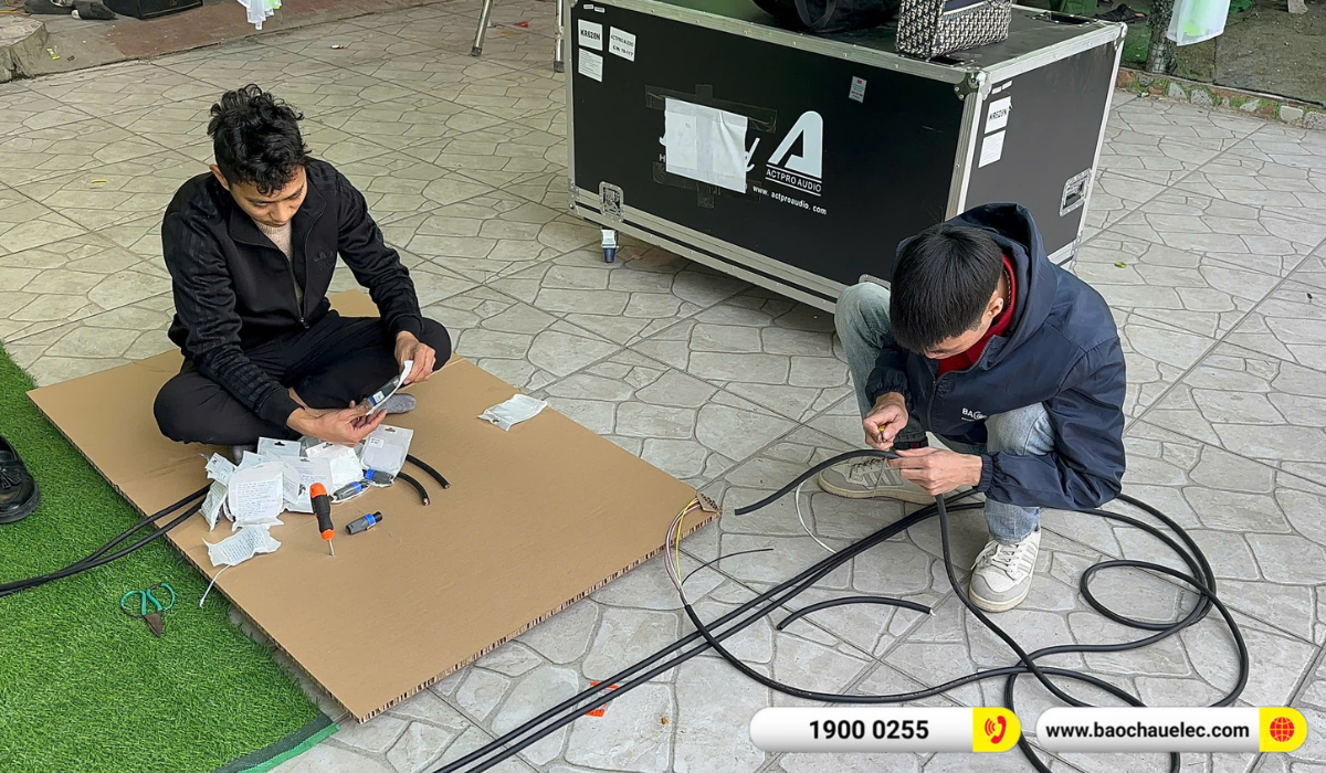 Lắp đặt d&agrave;n Line Array Actpro sự kiện, đ&aacute;m cưới hơn 171tr cho anh L&yacute; tại Vĩnh Ph&uacute;c