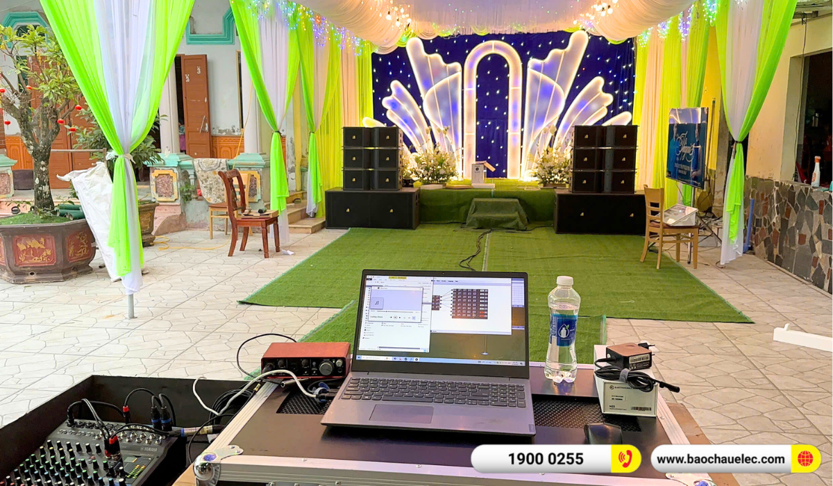 Lắp đặt d&agrave;n Line Array Actpro sự kiện, đ&aacute;m cưới hơn 171tr cho anh L&yacute; tại Vĩnh Ph&uacute;c
