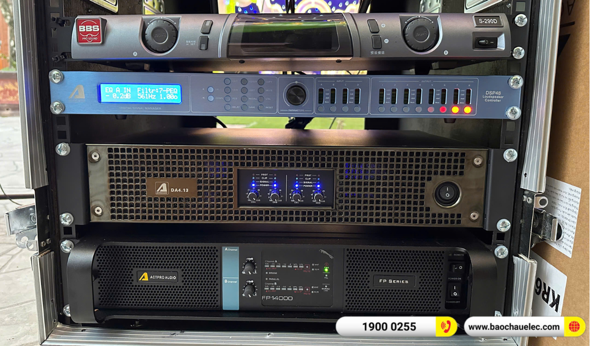 Lắp đặt d&agrave;n Line Array Actpro sự kiện, đ&aacute;m cưới hơn 171tr cho anh L&yacute; tại Vĩnh Ph&uacute;c