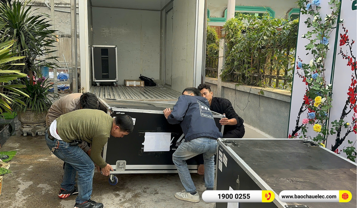 Lắp đặt d&agrave;n Line Array Actpro sự kiện, đ&aacute;m cưới hơn 171tr cho anh L&yacute; tại Vĩnh Ph&uacute;c