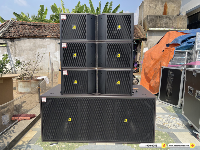 Lắp đặt dàn Line Array Actpro sự kiện, đám cưới gần 154tr cho anh Minh ở Bắc Ninh