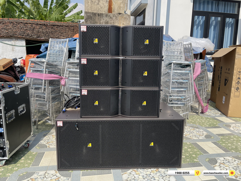 Lắp đặt dàn Line Array Actpro sự kiện, đám cưới gần 154tr cho anh Minh ở Bắc Ninh