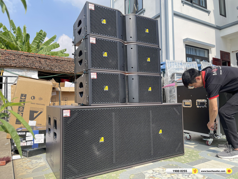 Lắp đặt dàn Line Array Actpro sự kiện, đám cưới gần 154tr cho anh Minh ở Bắc Ninh