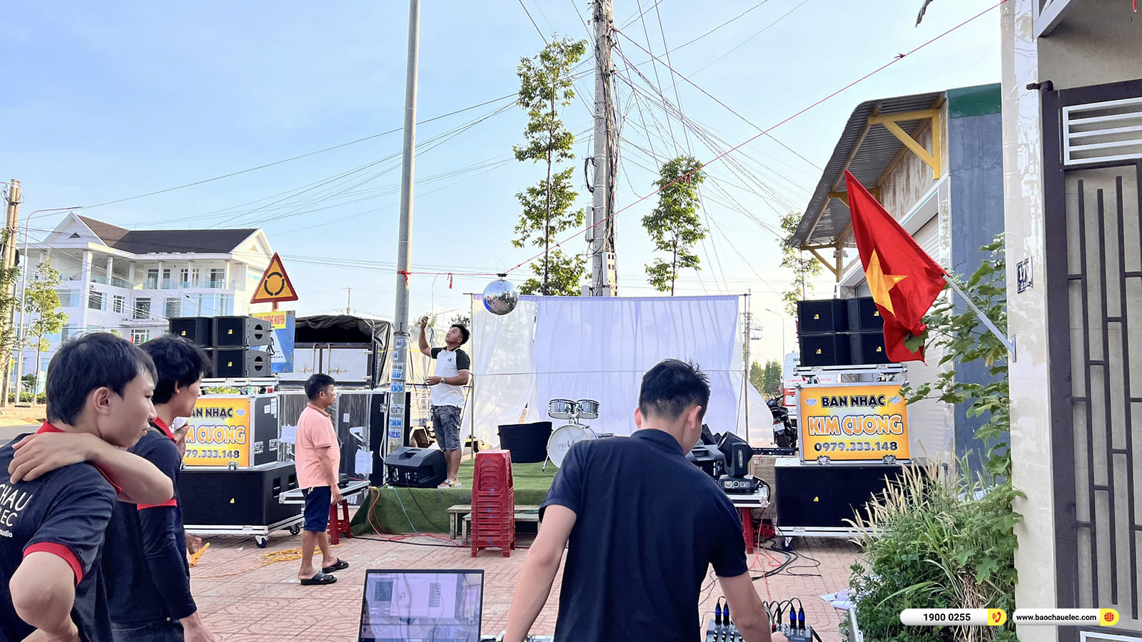 Lắp đặt dàn Line Array Actpro sự kiện, đám cưới gần 155tr cho anh Thắng ở Đăk Nông
