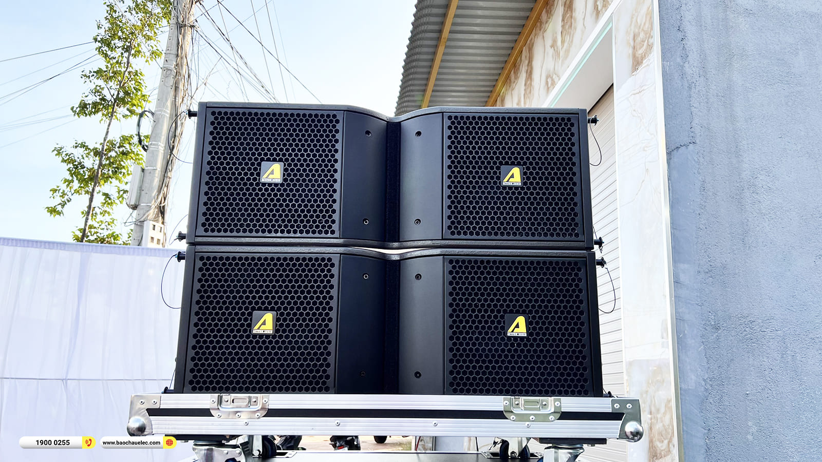 Lắp đặt dàn Line Array Actpro sự kiện, đám cưới gần 155tr cho anh Thắng ở Đăk Nông
