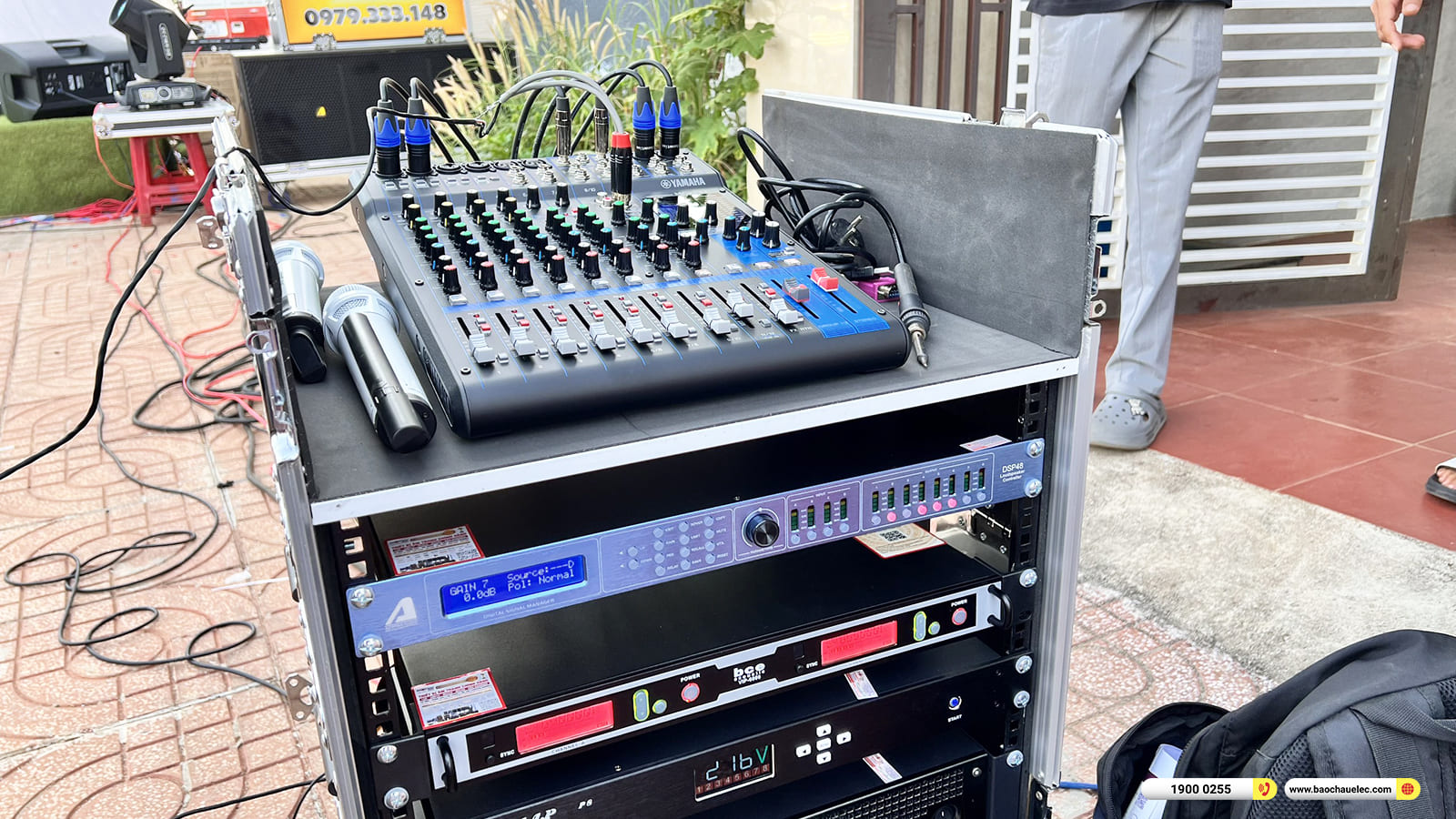 Lắp đặt dàn Line Array Actpro sự kiện, đám cưới gần 155tr cho anh Thắng ở Đăk Nông