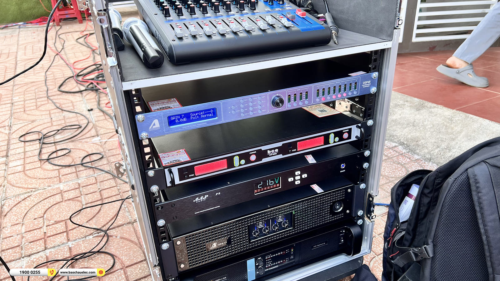Lắp đặt dàn Line Array Actpro sự kiện, đám cưới gần 155tr cho anh Thắng ở Đăk Nông