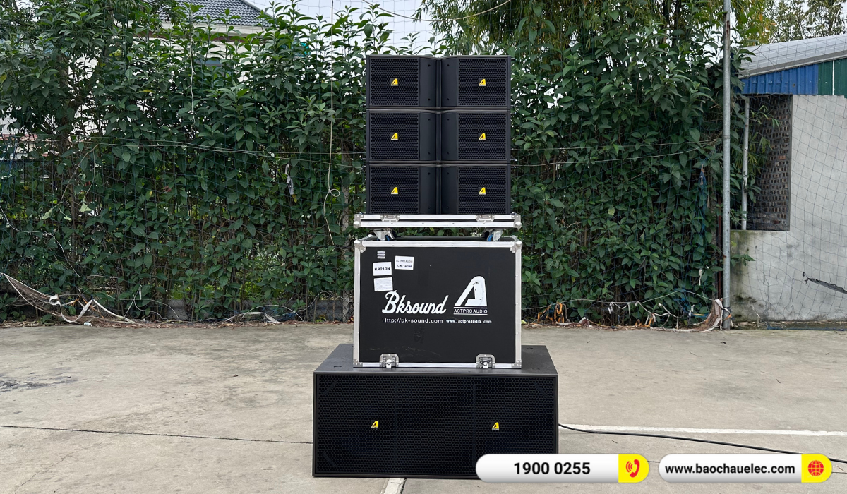 Lắp đặt d&agrave;n Line Array Actpro sự kiện, đ&aacute;m cưới hơn 195tr cho anh T&ugrave;ng tại Hải Dương