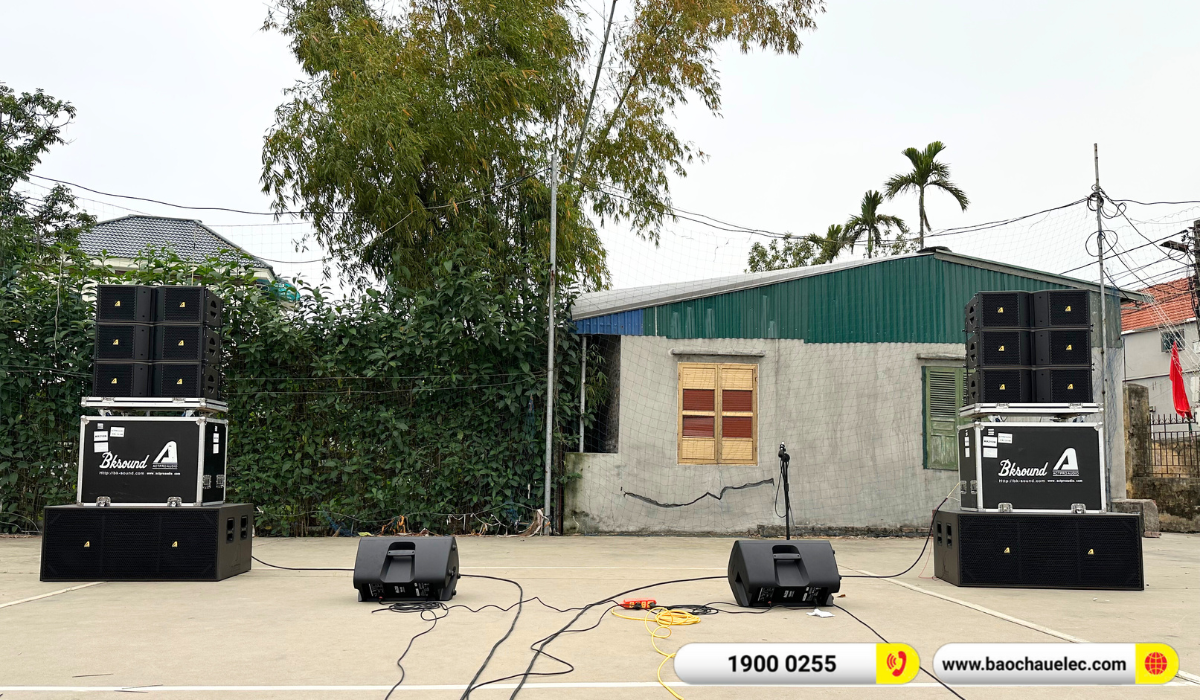 Lắp đặt d&agrave;n Line Array Actpro sự kiện, đ&aacute;m cưới hơn 195tr cho anh T&ugrave;ng tại Hải Dương