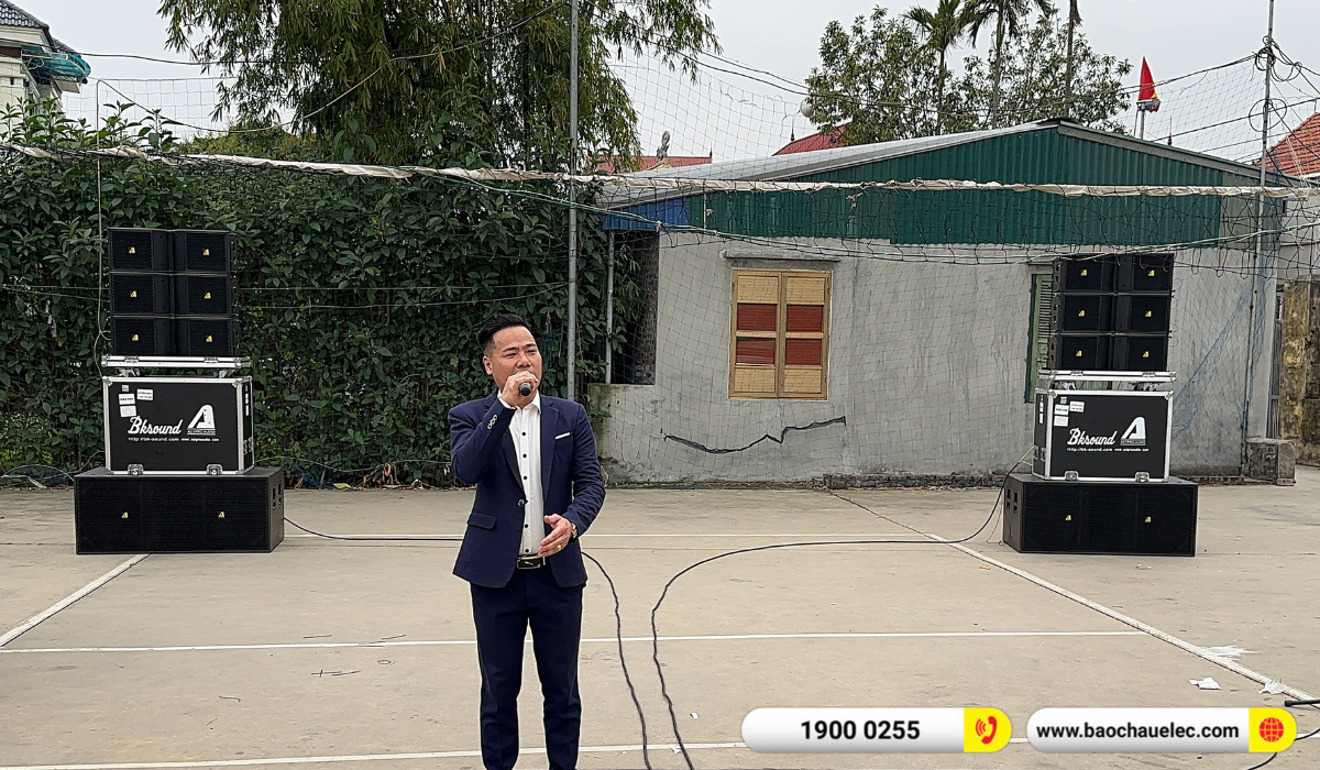 Lắp đặt d&agrave;n Line Array Actpro sự kiện, đ&aacute;m cưới hơn 195tr cho anh T&ugrave;ng tại Hải Dương