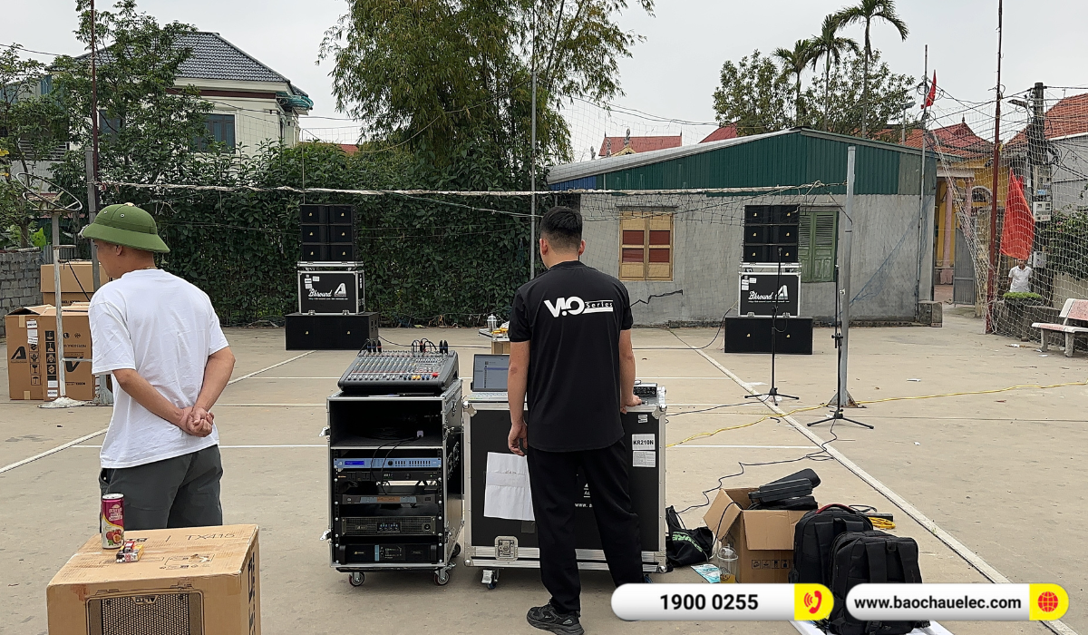 Lắp đặt d&agrave;n Line Array Actpro sự kiện, đ&aacute;m cưới hơn 195tr cho anh T&ugrave;ng tại Hải Dương