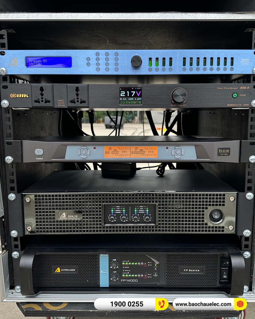 Lắp đặt d&agrave;n Line Array Actpro sự kiện, đ&aacute;m cưới hơn 195tr cho anh T&ugrave;ng tại Hải Dương