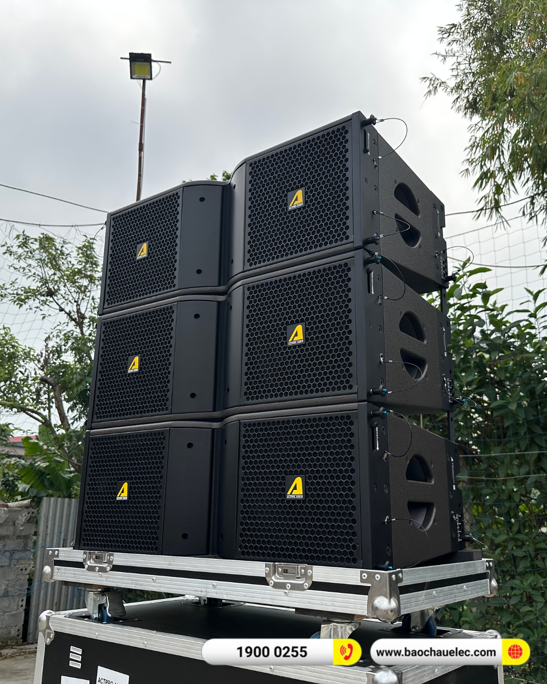 Lắp đặt d&agrave;n Line Array Actpro sự kiện, đ&aacute;m cưới hơn 195tr cho anh T&ugrave;ng tại Hải Dương