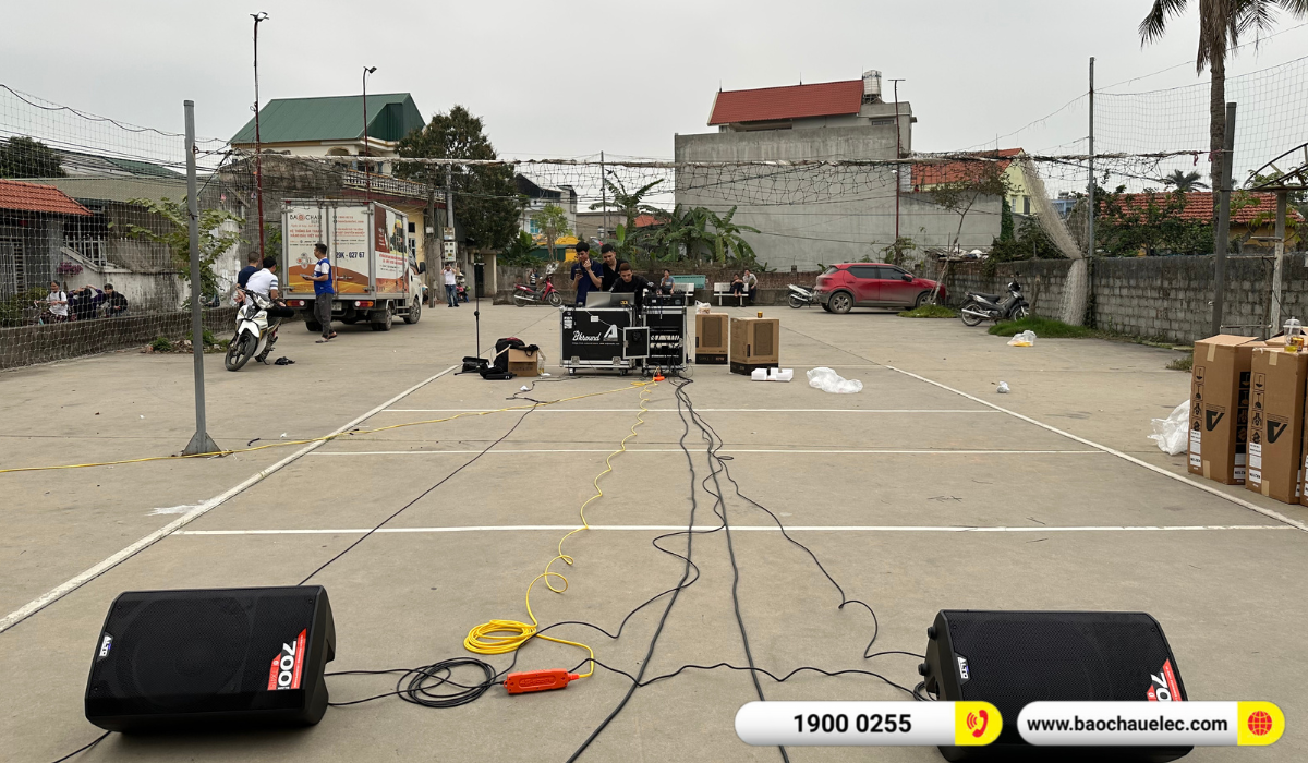 Lắp đặt d&agrave;n Line Array Actpro sự kiện, đ&aacute;m cưới hơn 195tr cho anh T&ugrave;ng tại Hải Dương