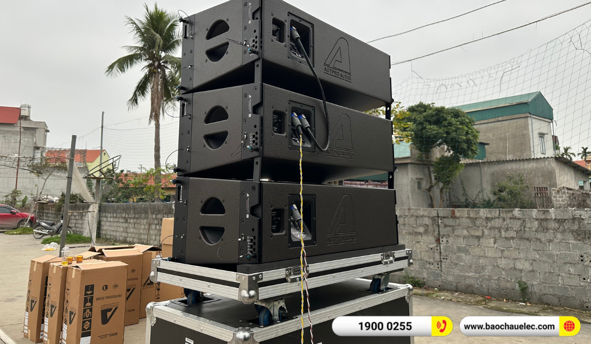 Lắp đặt d&agrave;n Line Array Actpro sự kiện, đ&aacute;m cưới hơn 195tr cho anh T&ugrave;ng tại Hải Dương