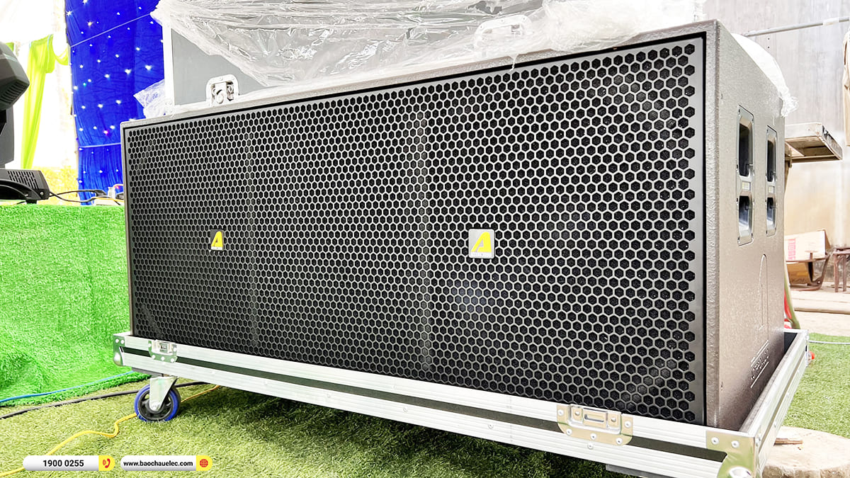 Lắp đặt Line Array Actpro sự kiện gần 200tr cho anh Việt ở Tr&agrave; Vinh