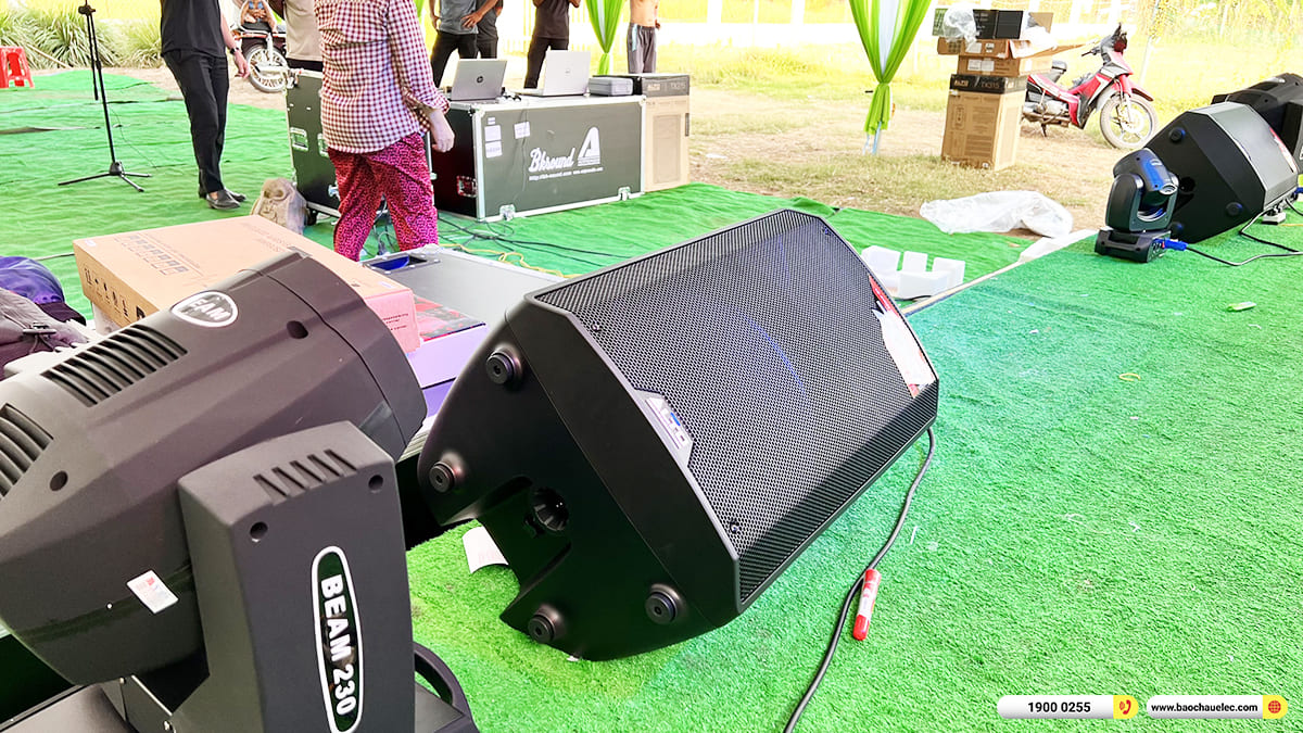Lắp đặt Line Array Actpro sự kiện gần 200tr cho anh Việt ở Tr&agrave; Vinh