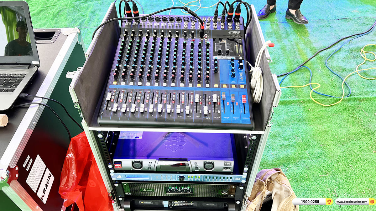 Lắp đặt Line Array Actpro sự kiện gần 200tr cho anh Việt ở Tr&agrave; Vinh