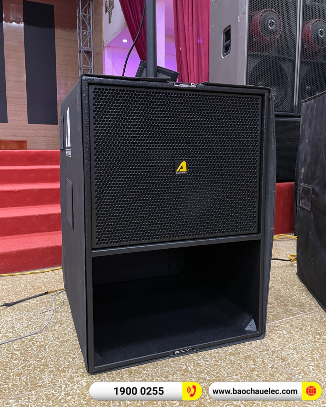 Lắp đặt dàn line Array Actpro sự kiện, hội trường cho Trung tâm Văn hóa Thể thao Việt Trì tại Phú Thọ